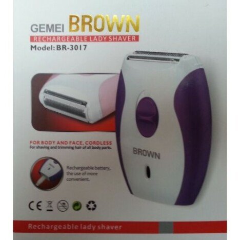 Set Epilator Gemei Brown + Trusa manichiura pedichiura + Punga cadou